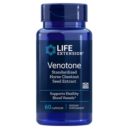 Див Кестен 250 мг | Venotone Standardized Horse Chestnut Seed Extract | Life Extension, 60 капс. 