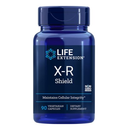 Спирулина, маточина + гинко билоба | X-R Shield | Life Extension, 90 V капс.