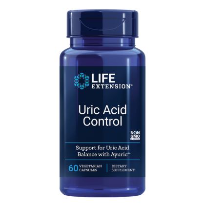 Контрол над Пикочната киселина | Uric Acid Control | Life Extension, 60 V капс.