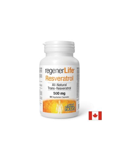 Ресвератрол Rеgener Life™,  500 mg x 60 капсули Natural Factors