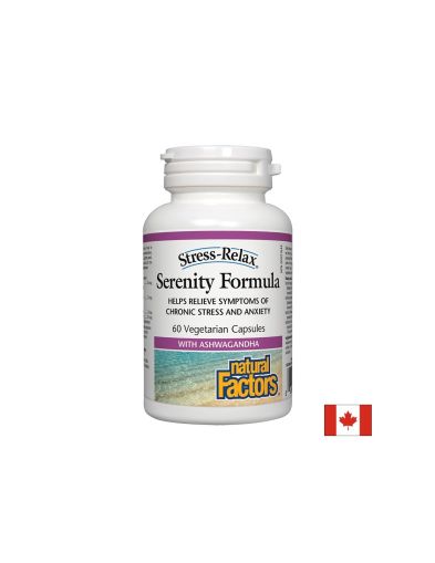 Serenity Formula - Антистрес Формула, 60 капсули Natural Factors
