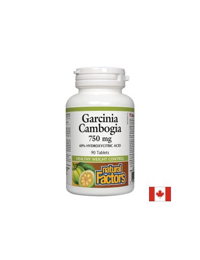 Гарциния Камбоджа 750 мг. | Garcinia Cambogia | Natural Factors, 90 табл. 