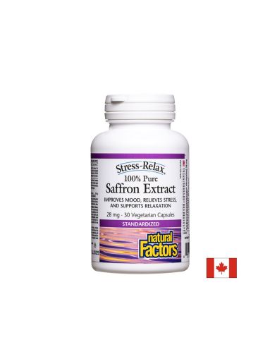 Стрес и депресия -  Шафран (стандартизиран екстракт), 28 mg х 30 V капсули Natural Factors