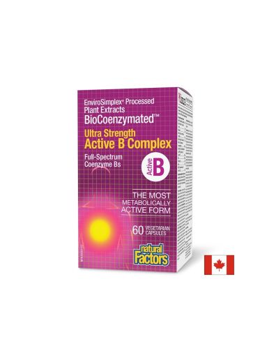 BioCoenzymated™ Актив В-комплекс Ultra Strength, 60 V капсули