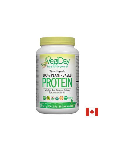 Растителен протеин с хлорела и спирулина | Vegan protein chorela, spirulina | Natural Factors, 840 гр 