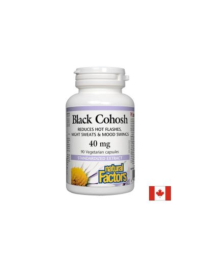 Black Cohosh/ Гроздовиден ресник 40 mg х 90 капсули Natural Factors