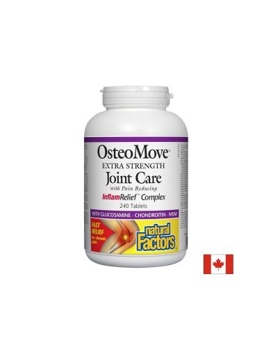 OsteoMove® Joint Care/ ОстеоМуув® Грижа за ставите x 240 таблетки Natural Factors