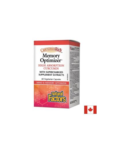 Куркумин екстракт | CurcuminRich™ Memory Optimizer | Natural Factors, 60 капс. 