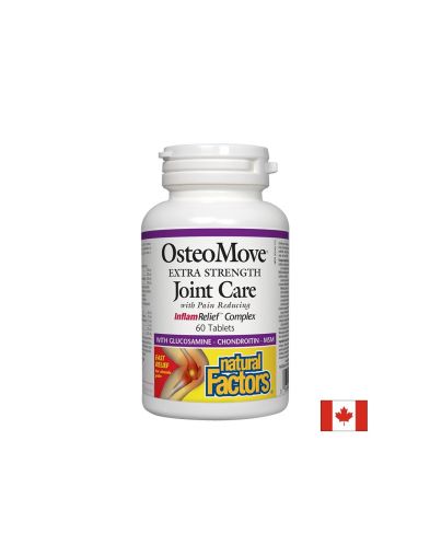 Остеомуув Супер грижа за ставите 1431 мг | OsteoMove Joint Care | Natural Factors, 60 табл.
