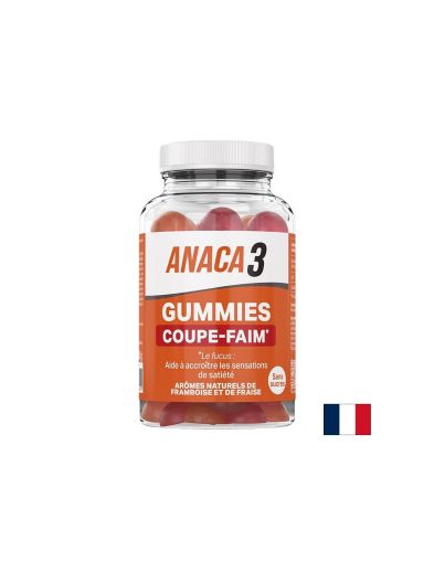 Формула за контрол на апетита | Gummies Coupe-Faim | Anaca3, 60 жел. табл.