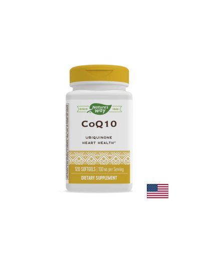 Коензим Q10 (Убихинон) за здраво сърце, 100 mg, 60 софтгел капсули