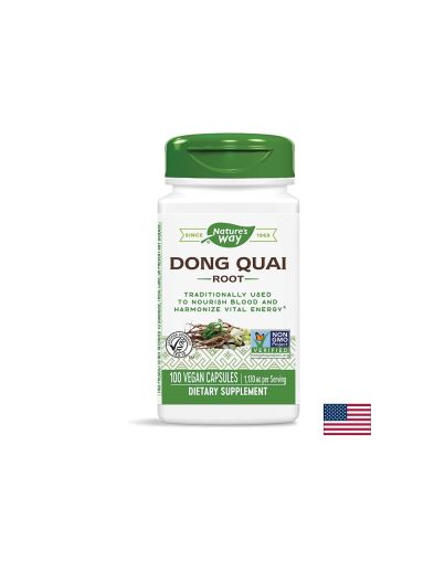  Китайска ангелика ( корен ) 565 мг | Dong Quai Root | Nature’s Way, 100 капс. 