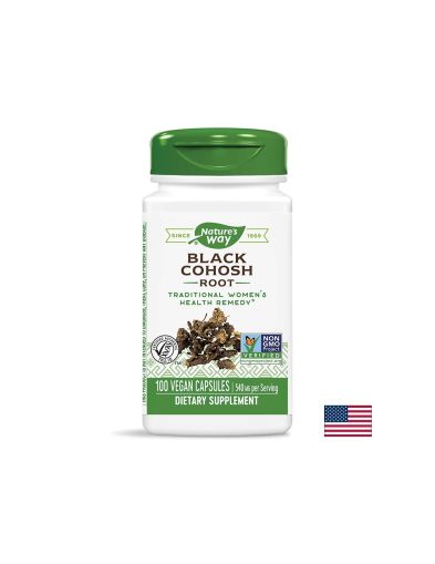 Хормонален дисбаланс и менопауза - Гроздовиден ресник (корен) 540 mg, 100 капсули