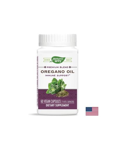Oregano Oil 75-85% Carvacrol/ Риган масло х 60 капсули Nature’s Way