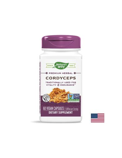 Кордицепс 500 мг | Cordyceps | Nature’s Way, 60 капс. 