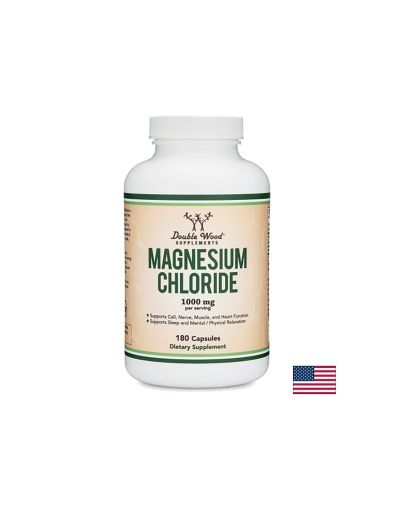 Магнезий Хлорид 120 мг | Magnesium chloride | Double Wood, 180 капс.