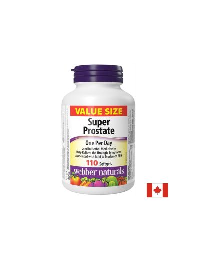 Супер Простата Формула | Super Prostate Men’s Health | Webber Naturals, 110 драж.