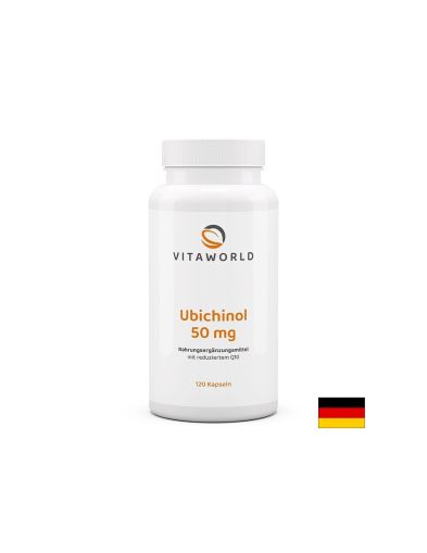 Здраво сърце и енергия - Коензим Q10 (убиквинол), 50 mg x 60 капсули