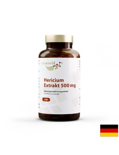 Херициум екстракт ( Лъвска грива ) | Hericium extrakt |  Vitaworld ®, 100 капс.