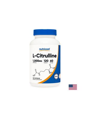 Л- Цитрулин 500 мг | L-Citruline | Nutricost, 120 капс.