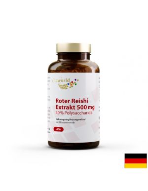 Червено Рейши екстракт 500 мг | Roter Reishi extrakt | Vitaworld ®, 100 капс.