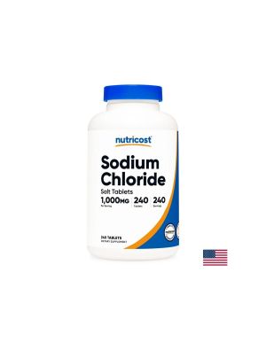 Натриев хлорид | Sodium Chloride | Nutricost, 240 табл.