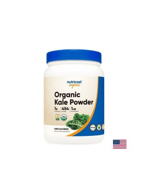 Кейл Органик | Organic Kale Powder | Nutricost ,  454 гр.