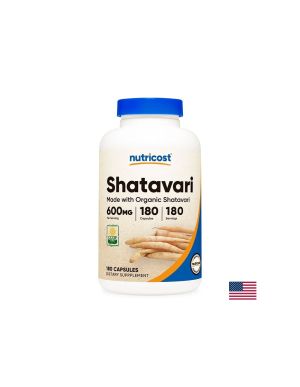 Шатавари (корен) 600 мг | Shatavari | Nutricost, 180 капс.