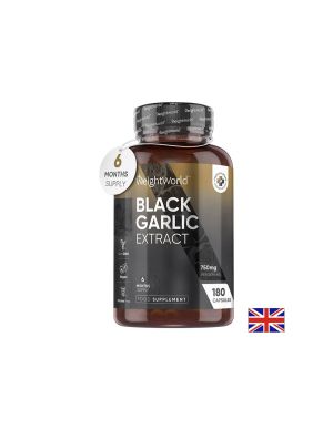 Черен чесън (екстракт)  | Black Garlic Extract | Weight World , 180 капс.