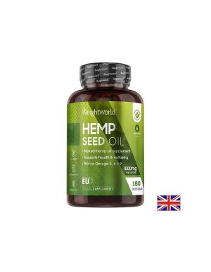 Масло от конопено семе | Hemp Seed Oil | Weight World ,  180 капс.