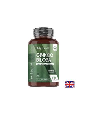 Гинко билоба + Сибирски женшен | Ginkgo Biloba with Siberian Ginseng | Weight World , 365 табл.