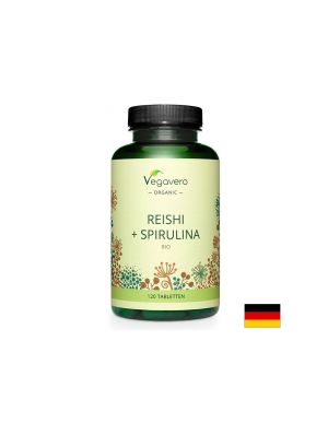 Имунитет и метаболизъм - Organic Рейши + Спирулина Био, 120 таблетки