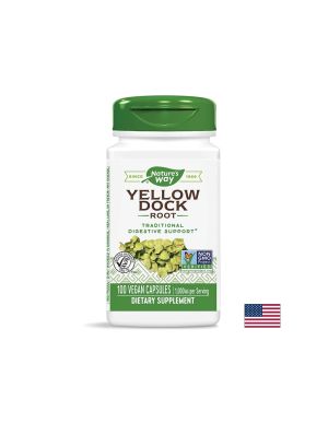 Къдрав Лапад  500 мг | Yellow Dock Root | Nature’s Way,  100 капс.