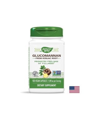 Глюкоманан от  Конджак 665 мг | Glucomannan from Konjac Root | Nature’s Way, 100 капс.
