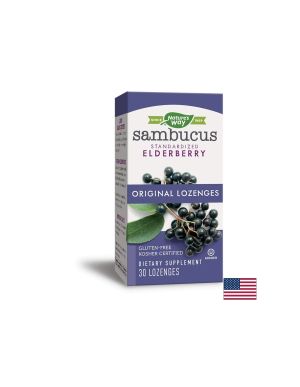  Самбукус черен бъз | Sambucus Original | Nature’s Way, 30 табл.за смучене