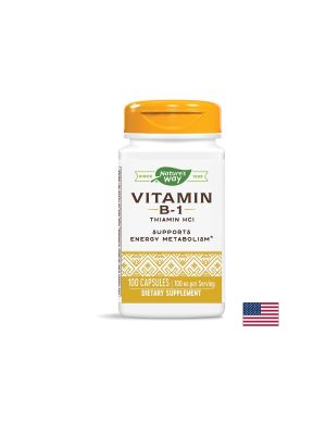 Витамин Б1 Тиамин 100 мг | Vitamin B1 | Nature’s Way, 100 капс.