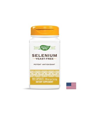 Селен 200 мкг | Селенометионин | Selenium | Nature’s Way, 100 капс.