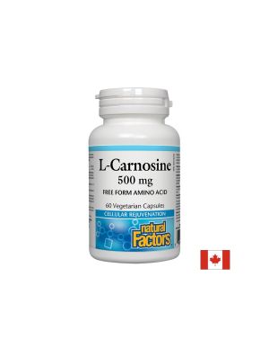L-Carnosine/ Л-Карнозин 500 mg х 60 капсули Natural Factors