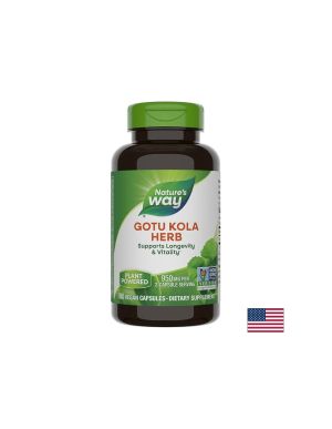 Готу кола 475 мг | Gotu Kola Herb | Nature’s Way, 180 капс