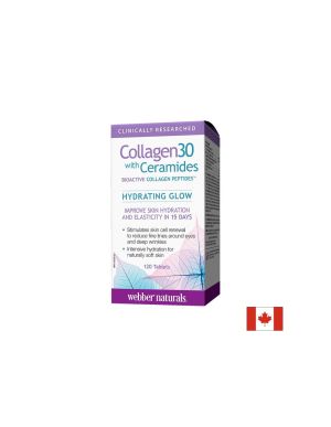 Колаген + Серамиди  | Collagen & Ceramides | Webber Naturals, 120 табл.