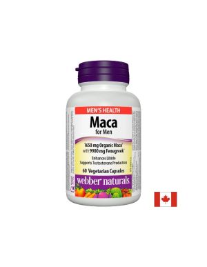  Мака за мъже | Maca for Men | Webber Naturals, 60 капс.