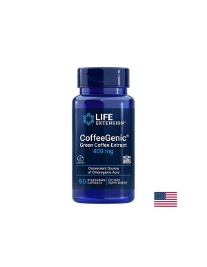 Зелено кафе CoffeeGenic® 400 мг | Green Coffee | Life Extension, 90 V капс.