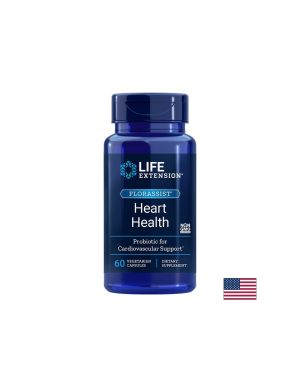 Пробиотик за сърдечно-съдовото здраве 2.5 млрд.| Florassist® Heart Health | Life Extension, 60 V капс.
