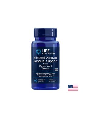Маслина ( лист ) + Целина ( семена ) | Advanced Olive Leaf  + Celery Seed Extract | Life Extension, 60 V капс.