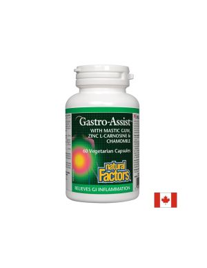 Мастикс, цинков карнозин и лайка |  Gastro Assist™ | Natural Factors, 60 капсули