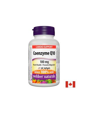 Коензим CoQ10 100 мг | Coenzyme Q10 | Webber, 60 капс.