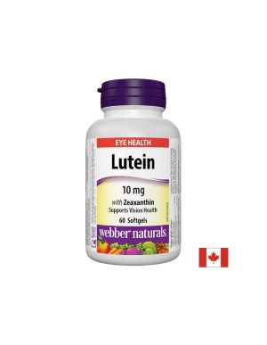 Лутеин 10 мг и Зеаксантин | Lutein wit Zeaxanthin | Webber, 60 софтгел 