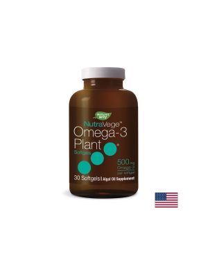 Oмега 3 500 мг от водорасли | Omega 3 Plant |  Nature’s Way, 30 V софтгел