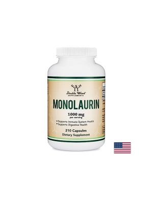 Монолаурин 1000 мг | Monolaurin  | Double Wood, 210 капс.