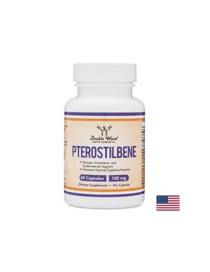 Птеростилбен 100 мг | Pterostilbene  | Double Wood, 60 капс.